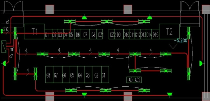 3个步骤教你确定电气照明平面图的导线根数,画