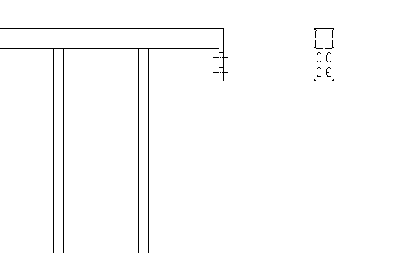 用方管作材料设计的安全围栏