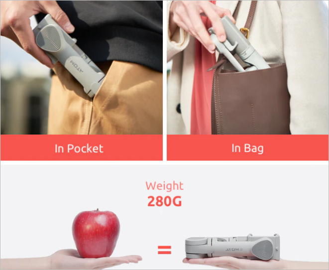 在Kickstarter上发布的具有3轴自动折叠设计的Snop